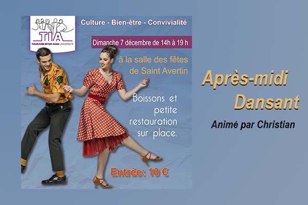 Après-midi Dansant – 7 Décembre 2025